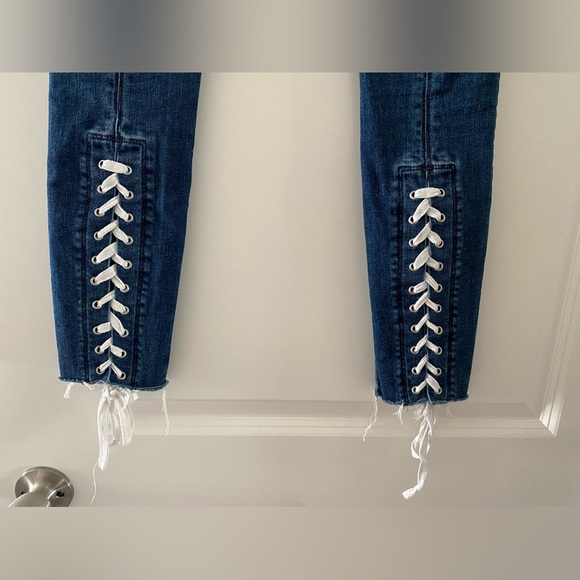 Hudson Jeans with lace up bottom - Picture 8 of 9